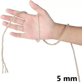 Jütburada Jüt Halat 5 mm 100 Metre Hasır Dekor Süsleme İp - 2