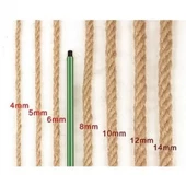 Jütburada Jüt Halat 5 mm 100 Metre Hasır Dekor Süsleme İp - 4