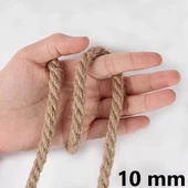 Jütburada Jüt Halat 10 mm 50 Metre Hasır Dekor Süsleme İp - 2