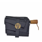 Marlux Ahşap Sap Tam Otomatik Şemsiye Noktalı Siyah thumbnail 1