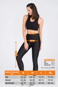 Kadın Konforlu Yeni Sezon Sporcu Modeli Yazlık Spor Taytı Fitness Gym Training Parlak Spor Tayt - 3