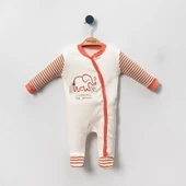 Necix Unisex Bebek Animal Figürlü Patikli Tulum - 1
