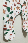 Ladybirds Unisex Bebek Yılbaşı Konsept Desenli Uzun Kollu 2'li Patikli Tulum - 2