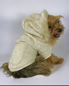 Cream Comfy Köpek Montu, Köpek Ceketi, Köpek Dış Giyim thumbnail 1