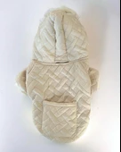 Cream Comfy Köpek Montu, Köpek Ceketi, Köpek Dış Giyim thumbnail 11