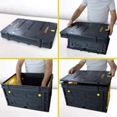 STANLEY FB533L 25Kg Katlanır Kapaklı Çok Amaçlı Taşıma Sepeti - 8