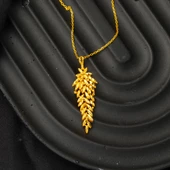 Özel Tasarım Altın Zincirli 22 Ayar Kolye thumbnail 2