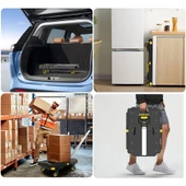 Stanley Pc532 137Kg 62X45cm Dört Tekerli Çekme Kollu Yük Ve Paket Taşıma Arabası - 3