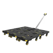 Stanley Pc532 137Kg 62X45cm Dört Tekerli Çekme Kollu Yük Ve Paket Taşıma Arabası - 7