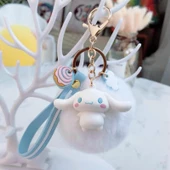 Sanrio Cinnamoroll Silikon Anahtarlık Pon Ponlu thumbnail 2
