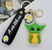 Baby Yoda Silikon Anahtarlık Çanta Süsü thumbnail 2