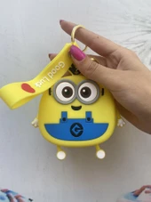 Minyonlar  Bozuk Para Cüzdanı Anahtarlık Popotli - 1