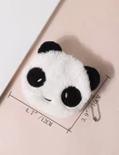 Peluş Panda Bozuk Para Cüzdanı - 6