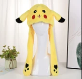 Pokemon Pikachu Hareketli ve Işıklı Peluş Şapka - 2