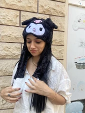 Kawaii Kuromi Sevimli Hareketli Kulaklı Şapka Işıklı - 1