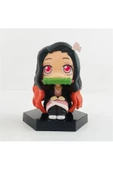 Anime Demon Slayer Nezuko Oturan Mini Figür - 1