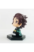 Anime Demon Slayer Tanjiro Oturan Mini Figür - 2