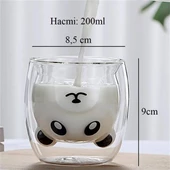 Çift Cidarlı Panda Bardak - 3