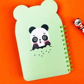 Panda Tasarımlı Sünger Kapaklı Defter - 2