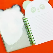 Panda Tasarımlı Sünger Kapaklı Defter - 3