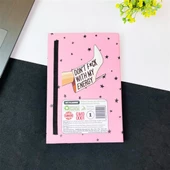 Çizme Tasarımlı Lastikli Defter  - 2