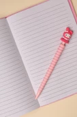 Tavşan Tasarımlı Cepli Çizgili Defter - 3