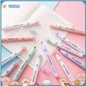 Kedi Pati Tasarımlı 6lı Fosforlu Kalem - 3