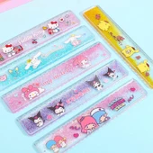 Kawaii Simli My Hello Kitty Kuromi Cinnamoroll  Pompomporin Cetvel thumbnail 4