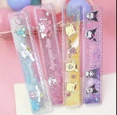 Kawaii Simli My Hello Kitty Kuromi Cinnamoroll  Pompomporin Cetvel thumbnail 2