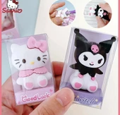 Hello Kitty Kuromi 2 li Silgi Kalem Traş  Set - 1