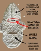 Cream Comfie Köpek Montu, Köpek Ceketi, Köpek Dış Giyim - 6