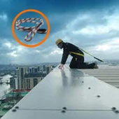 Safaset İş Kazası İş Sağlığı Güvenlik Önlem Yüksek Yer Düşme Düşüş Önleme Yaşam Halatı 12 mm 1.2 Metre thumbnail 4