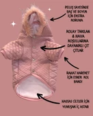 Pink Comfy Köpek Montu, Köpek Ceketi, Köpek Dış Giyim thumbnail 6