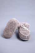Babyhola Kız Erkek Bebek %100 Deri Patik Panduf Yenidoğan İlk Adım Ayakkabı Kutulu Hediyelik 0946 - 8