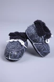 Babyhola Kız Erkek Bebek %100 Deri Patik Panduf Yenidoğan İlk Adım Ayakkabı Kutulu Hediyelik 0946 - 4