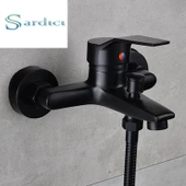 Sardıcı Banyo Bataryası Mat Siyah Banyo Musluğu - 1