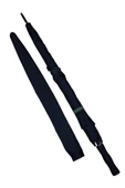 Snotline-April Protokol Erkek Şemsiye Çift Tente 120 Cm Çap Siyah Renk Jumbo Boy - 4
