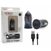Syrox Nokia İnce Usb Portlu Araç Şarj Cihazı C24 - 2