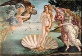 Anatolian 2000 Parça Venüs'ün Doğuşu Puzzle - Botticelli thumbnail 1