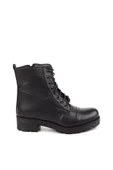Castle Black 42345-1 Hakiki Deri Günlük Kadın Postal Bot - 2