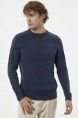 Selanik Örgü Basic Triko Kazak - Lacivert thumbnail 1