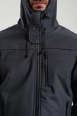 Exuma 2311100 Erkek Antrasit Yağmur Rüzgar Geçirmez Softshell Özellikli Mont - 12