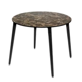 Vitale Lamax Yuvarlak Masa Siyah MS.PRJ-9-KARACABEY-SA - 1