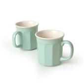 Keramika Yeşil/Krem Herakles Kupa 9 Cm 6 Adet 307/030 - 3