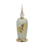 Vitale Yakut Gold Kapaklı Vazo 43 cm AK.JE0174 - 1