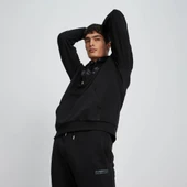 Ellesse Erkek Sweatshirt Kapüşonlu Siyah - 2