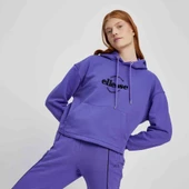 Ellesse Kadın Sweatshirt Kapüşonlu Mor - 4