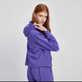 Ellesse Kadın Sweatshirt Kapüşonlu Mor - 3