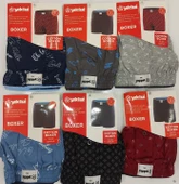 YILDIZ 43 ERKEK HAVLU BEL DESENLİ BOXER 9 ADET thumbnail 1