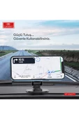 EH177 Yapışkanlı 360 Derece Ayarlanabilen Manyetik Mıknatıslı Araç İçi Telefon Tutucu - 4